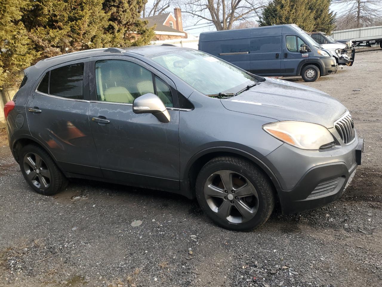 2014 Buick Encore VIN KL4CJASB3EB782945 Copart auction photo, front end / minor dent/scratches damage thumbnail 4