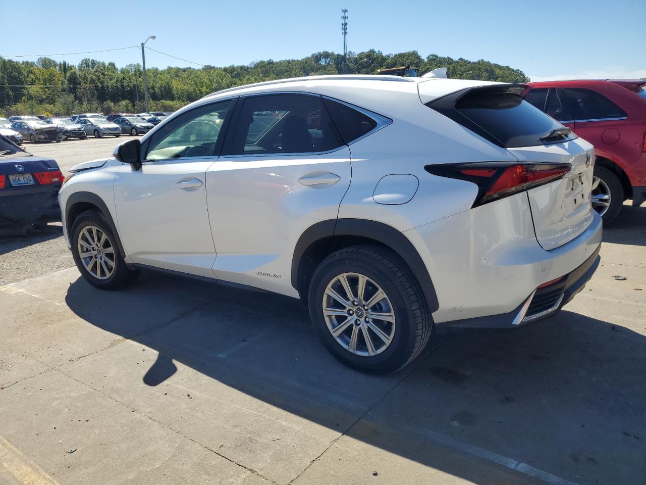 2021 Lexus NX VIN JTJDJRDZXM5010763 Copart auction photo, front end / side damage thumbnail 2