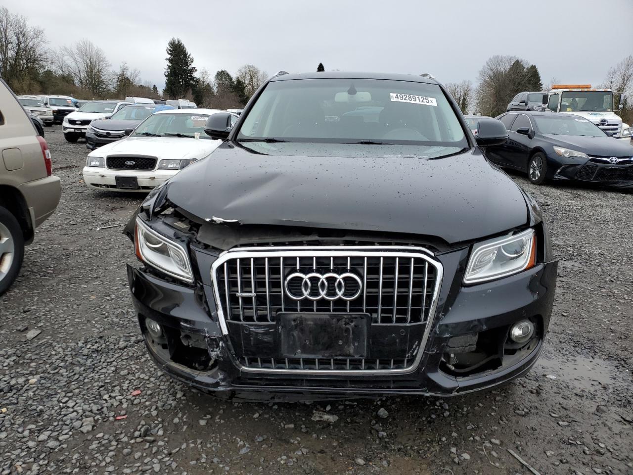 2015 Audi Q5 VIN WA1LFAFP9FA136968 Copart auction photo, front end damage thumbnail 5
