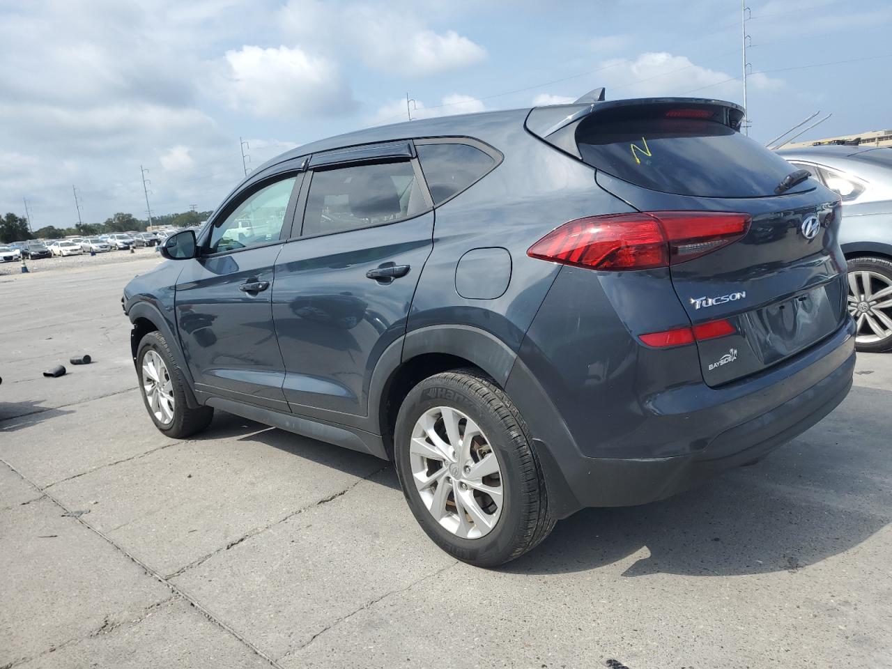 2021 Hyundai Tucson VIN KM8J23A45MU307594 Copart auction photo, front end damage thumbnail 2