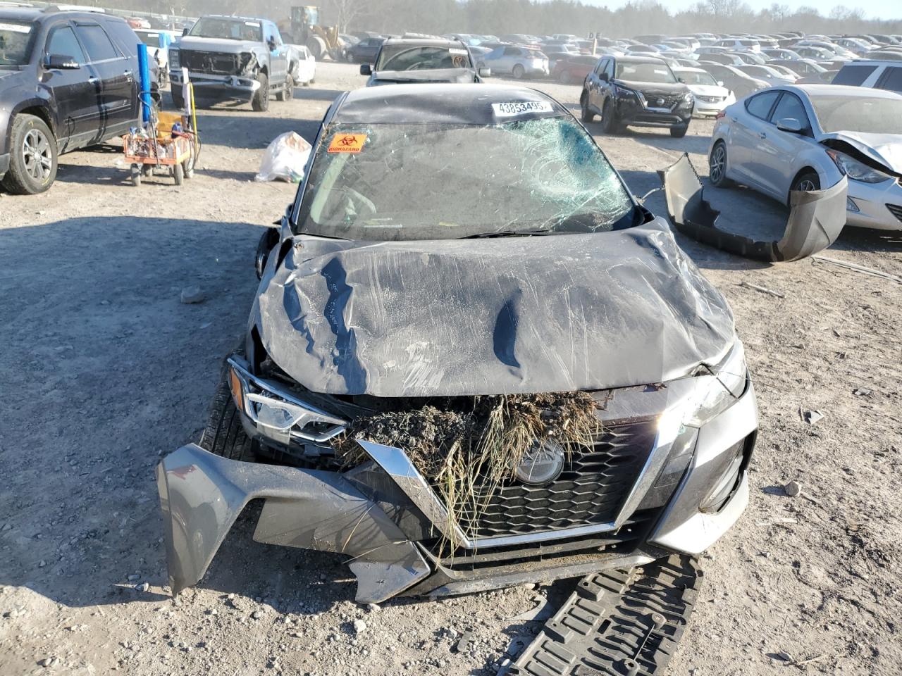 2020 Nissan Sentra VIN 3N1AB8CV2LY277301 Copart auction photo, rollover damage thumbnail 5