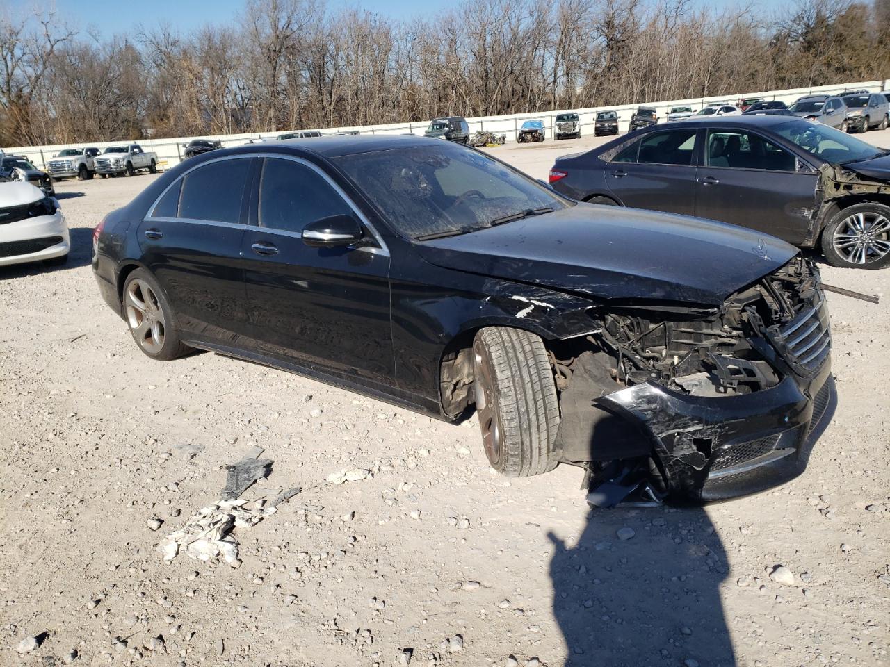 2016 Mercedes-Benz S-klasse VIN WDDUG8FB4GA216450 Copart auction photo, front end damage thumbnail 4