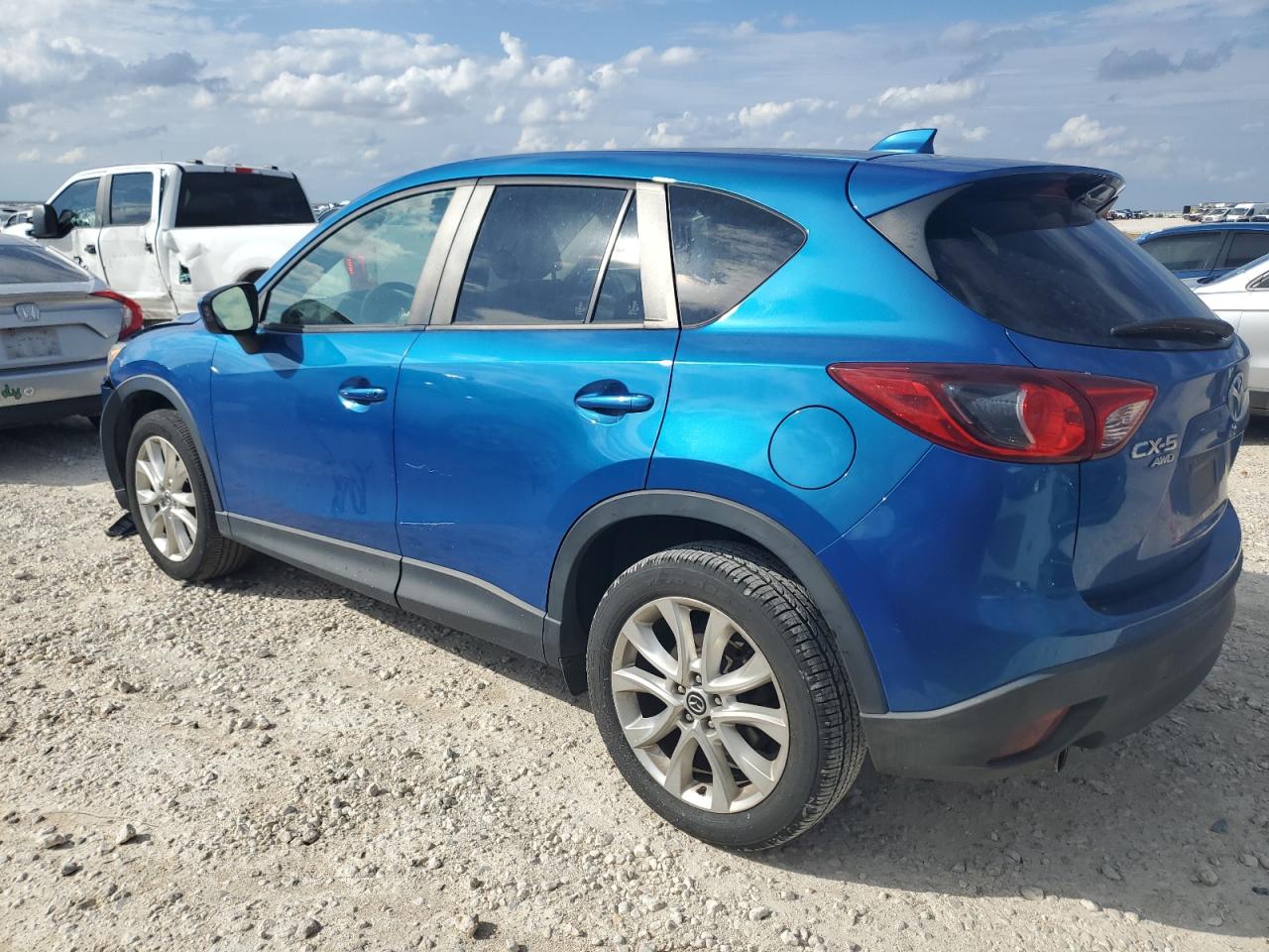 2014 Mazda CX-5 VIN JM3KE4DY0E0303487 Copart auction photo, front end damage thumbnail 2