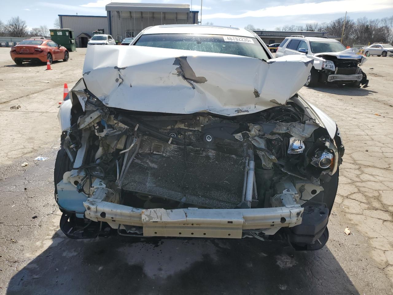 2010 Honda Accord VIN 5J6TF2H58AL015976 Copart auction photo, front end damage thumbnail 5