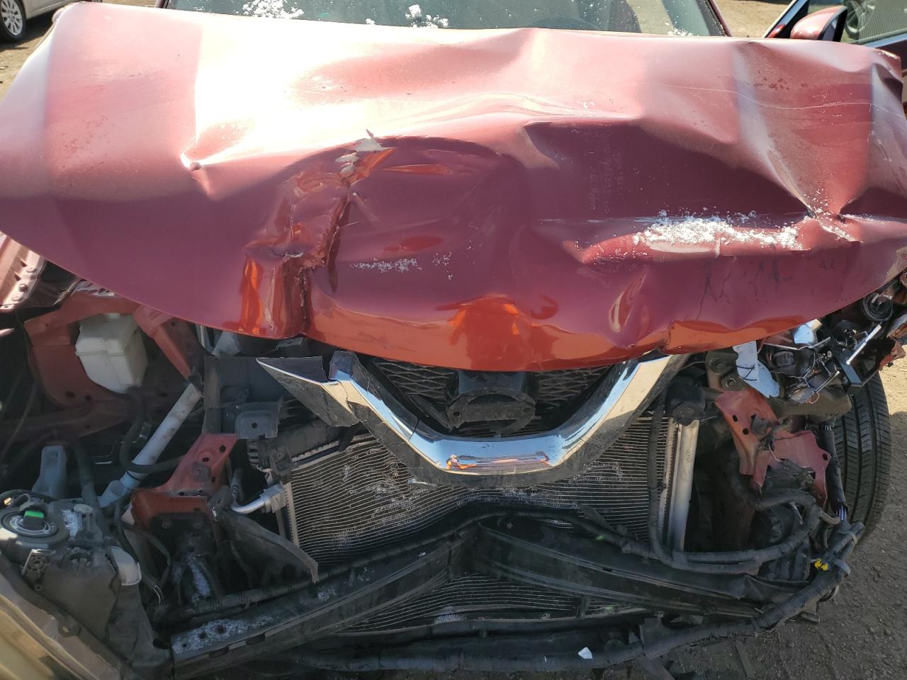 2016 Nissan Rogue VIN 5N1AT2MV5GC834993 Copart auction photo, front end damage thumbnail 12