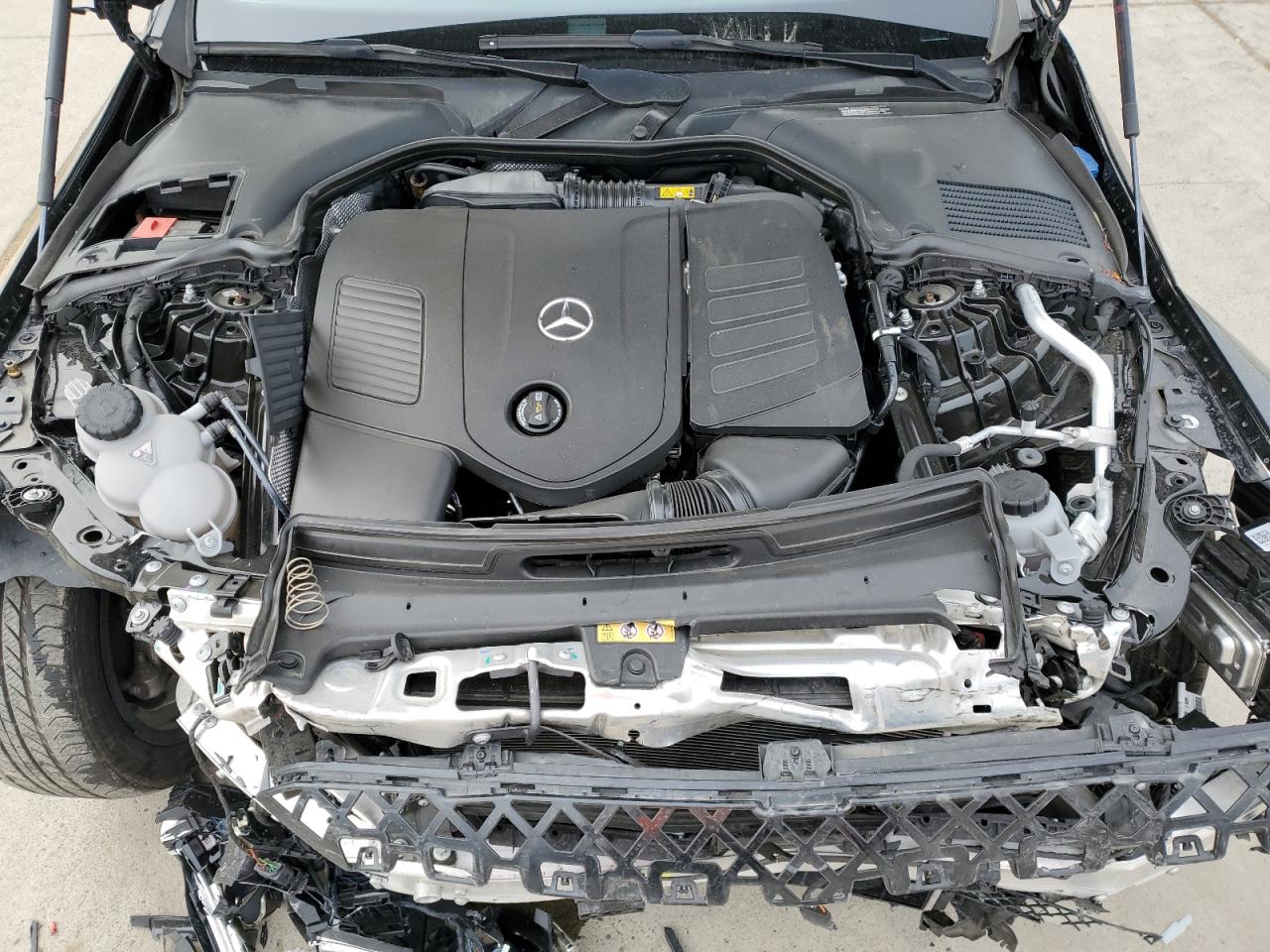 2023 Mercedes-Benz C-klasse VIN W1KAF4GB7PR080507 Copart auction photo, front end damage thumbnail 13