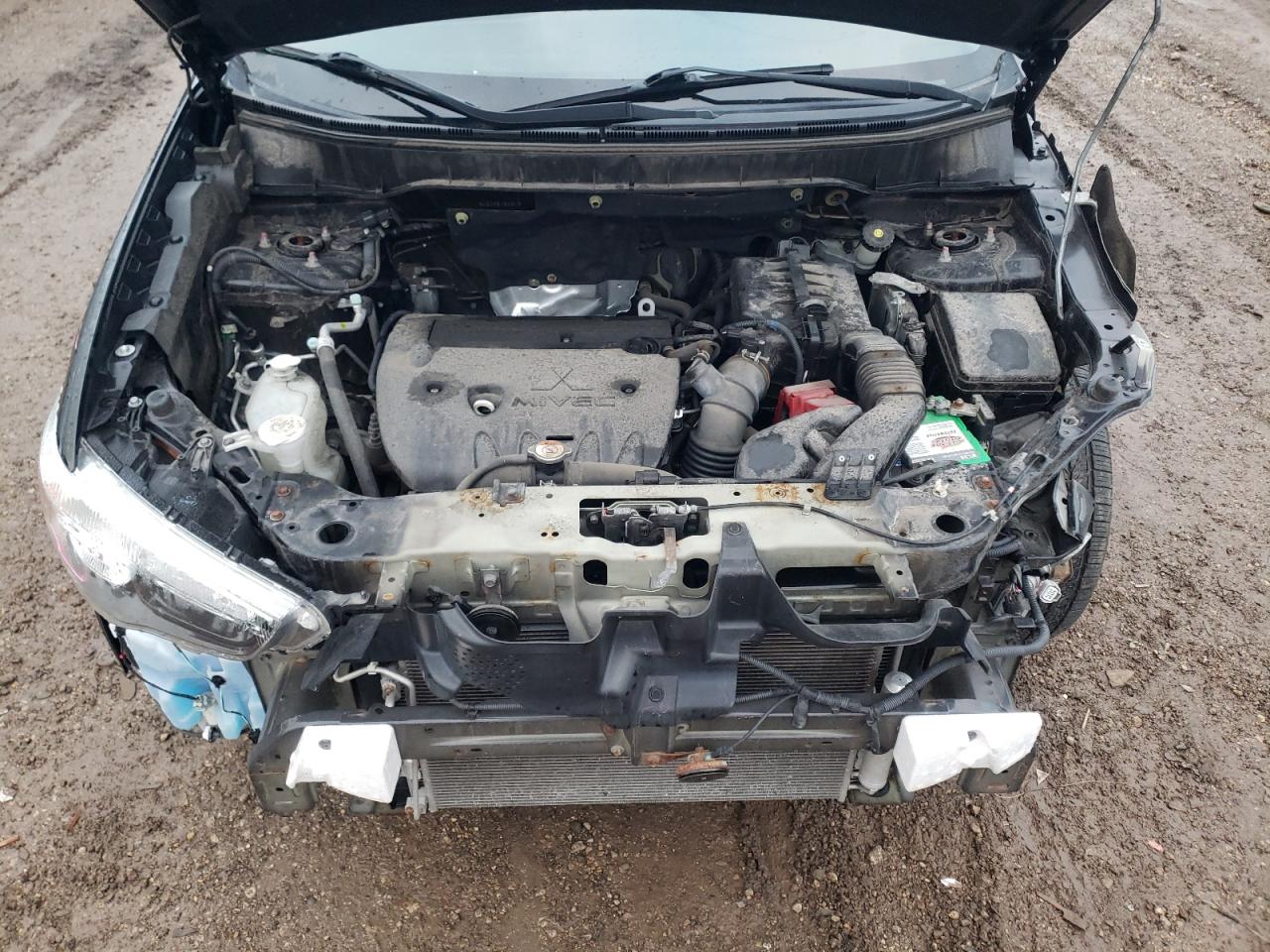 2017 Mitsubishi Outlander VIN JA4AP3AU0HZ036503 Copart auction photo, front end / rear end damage thumbnail 11