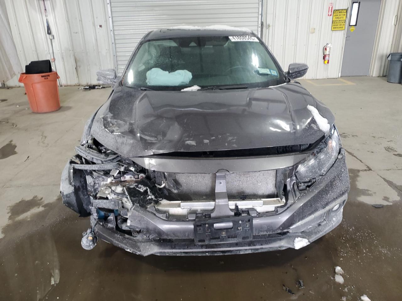 2019 Honda Civic VIN 19XFC1F31KE208438 Copart auction photo, front end damage thumbnail 5