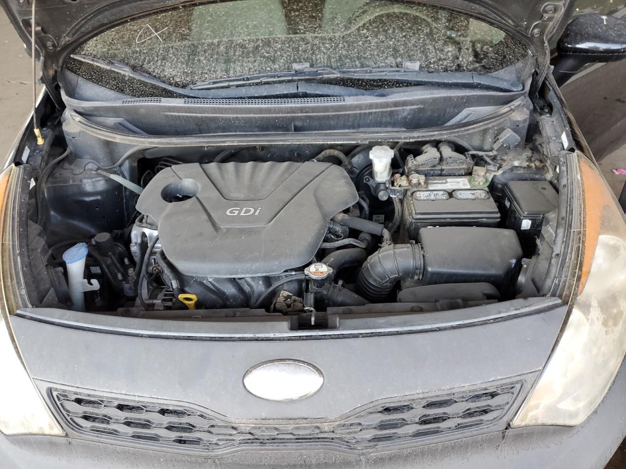 2013 KIA Rio VIN KNADM5A30D6245621 Copart auction photo, rear end damage thumbnail 11