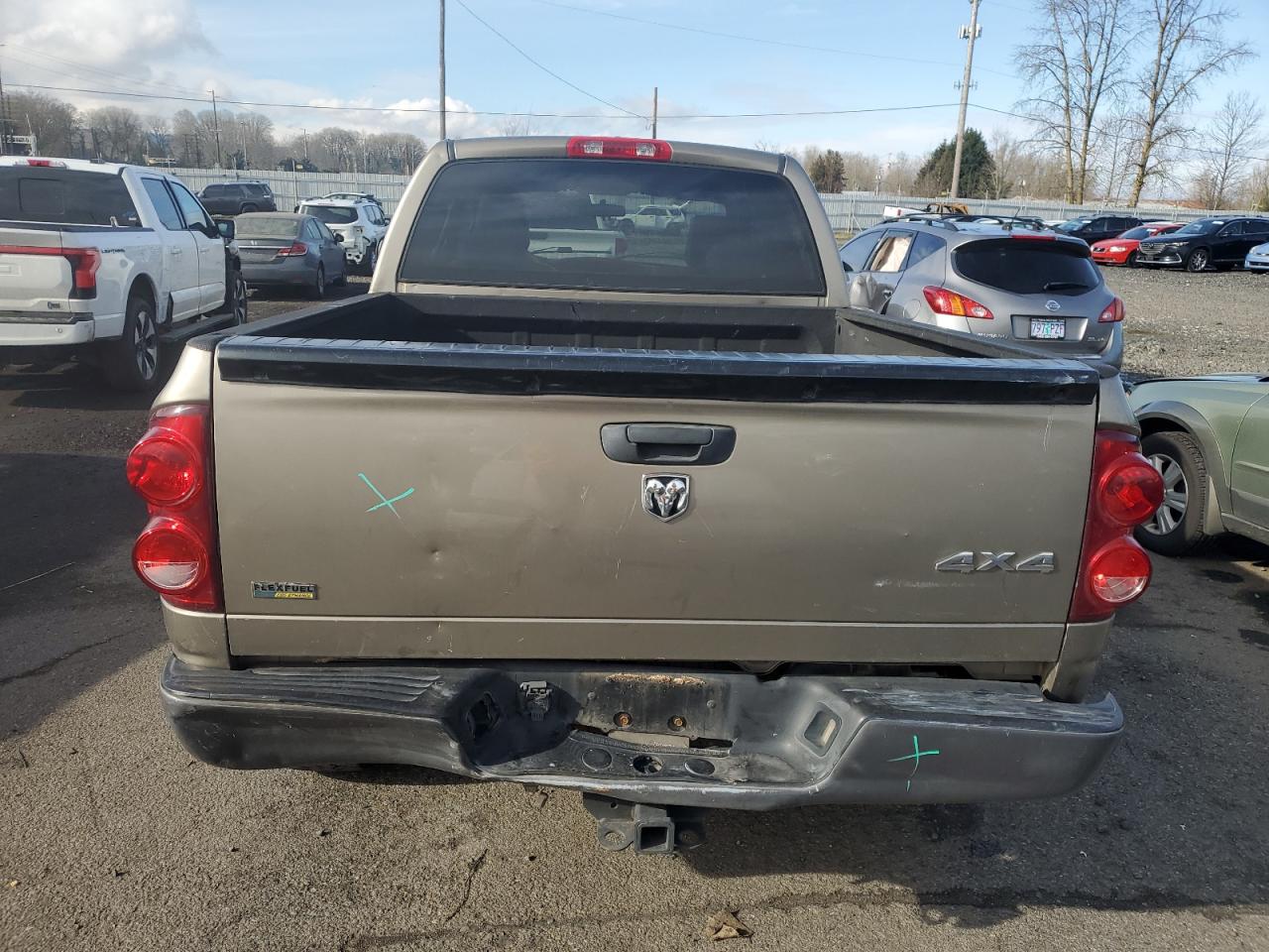 2008 Dodge RAM VIN 1D7HU18N28J186519 Copart auction photo, rear end damage thumbnail 6