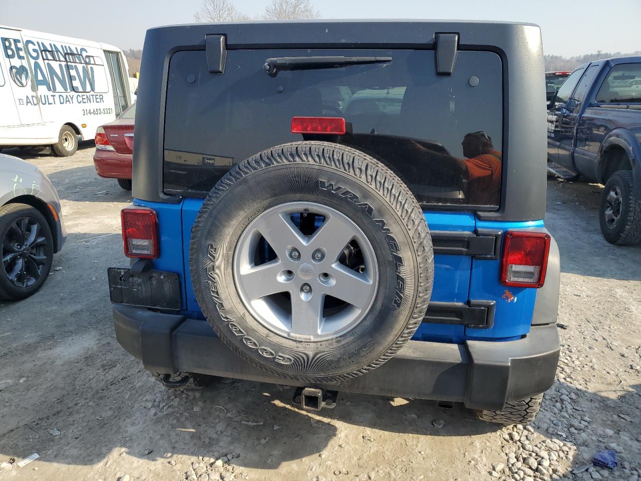 2016 Jeep Wrangler VIN 1C4BJWDG6GL130079 Copart auction photo, front end damage thumbnail 6