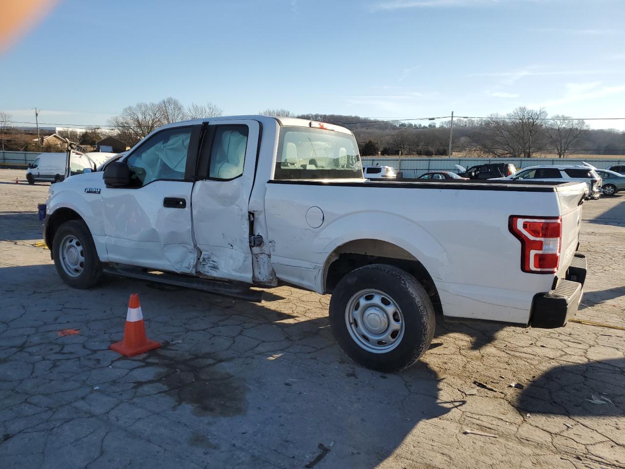 2018 Ford F-150 VIN 1FTEX1C54JKC88626 Copart auction photo, side damage thumbnail 2