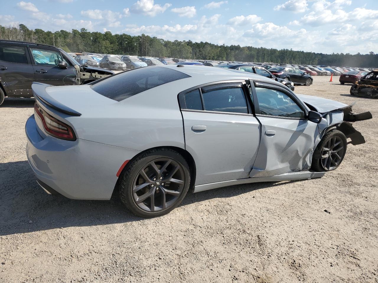 2021 Dodge Charger VIN 2C3CDXBG6MH678066 Copart auction photo, front end / side damage thumbnail 3