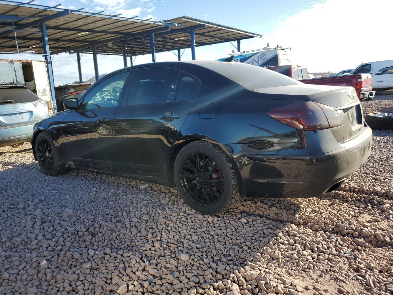 2012 Hyundai Genesis VIN KMHGC4DH4CU211157 Copart auction photo, front end damage thumbnail 2