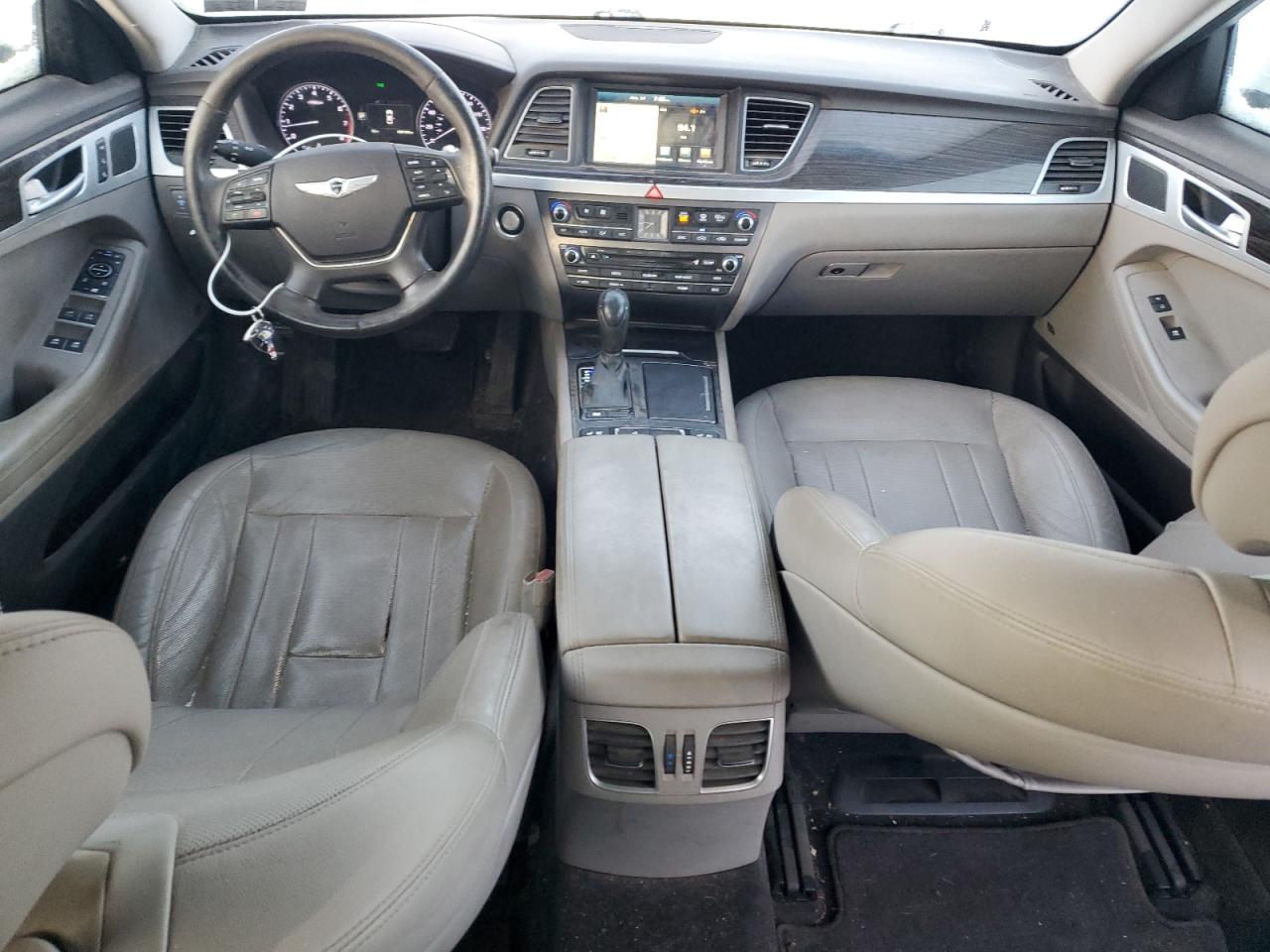 2015 Hyundai Genesis VIN KMHGN4JE2FU064118 Copart auction photo, front end damage thumbnail 8