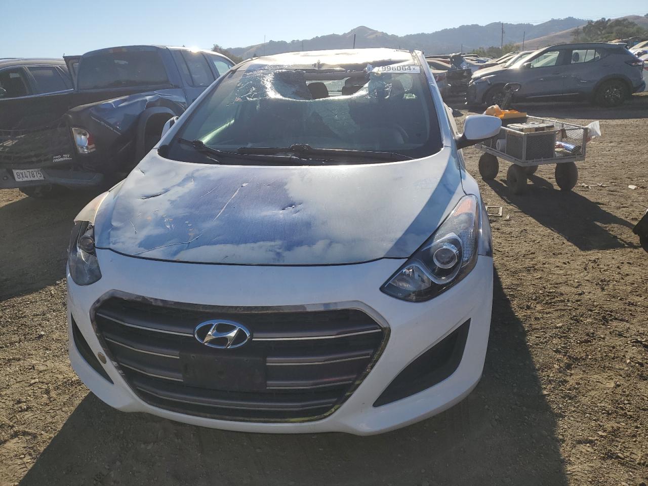 2017 Hyundai Elantra VIN KMHD35LH6HU381540 Copart auction photo, all over damage thumbnail 5