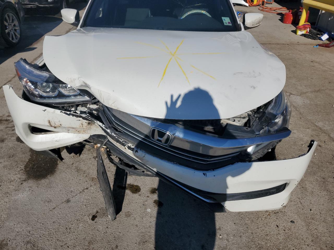 2016 Honda Accord VIN 1HGCR2F55GA114048 Copart auction photo, front end damage thumbnail 11