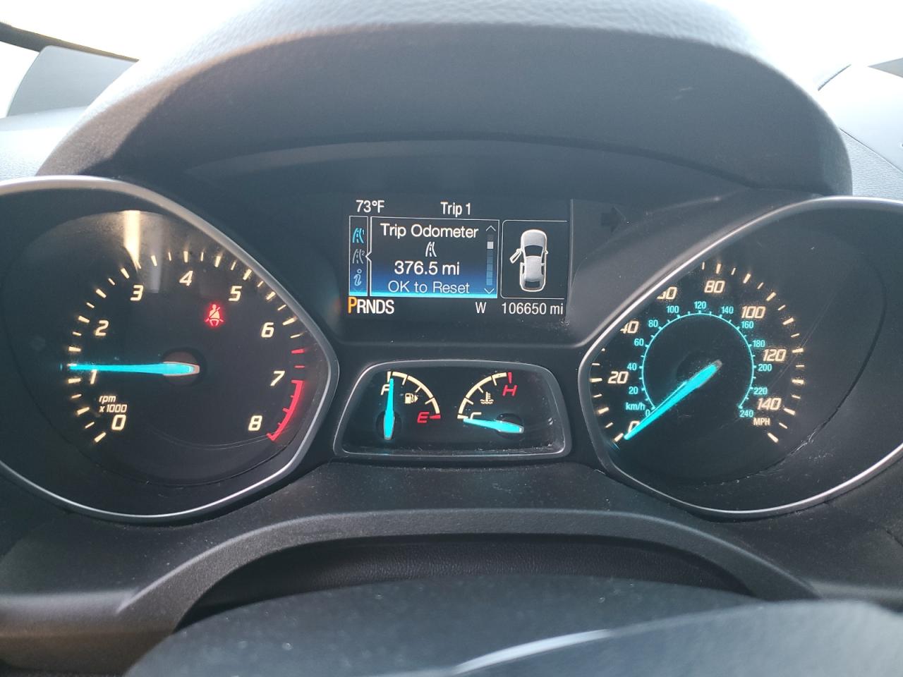 2016 Ford Escape VIN 1FMCU0F72GUC76071 Copart auction photo, rear end / undercarriage damage thumbnail 9