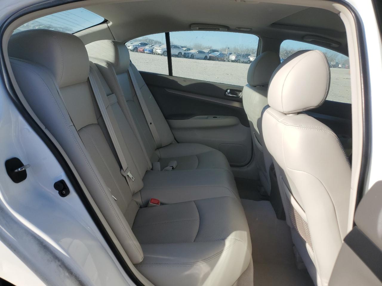 2012 Infiniti G VIN JN1CV6ARXCM973367 Copart auction photo, rear end damage thumbnail 11