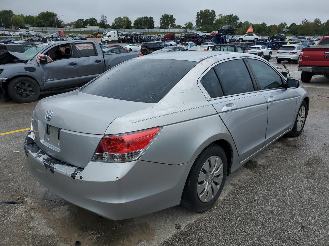 2009 Honda Accord VIN 1HGCP26359A090681 Copart auction photo, side damage thumbnail 3