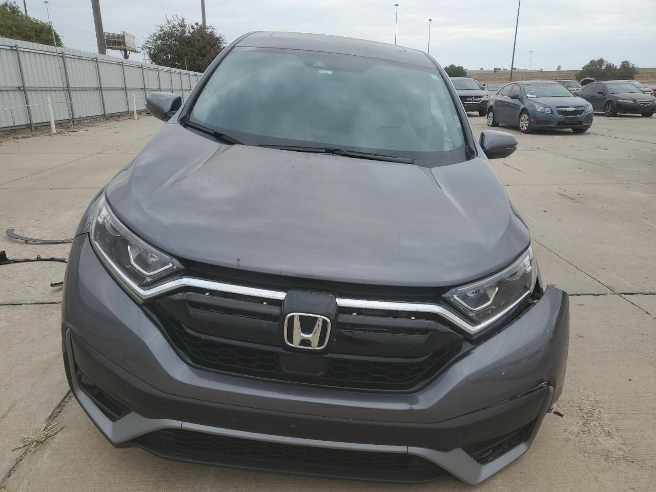 2021 Honda CR-V VIN 2HKRW2H86MH672455 Copart auction photo, side / undercarriage damage thumbnail 5
