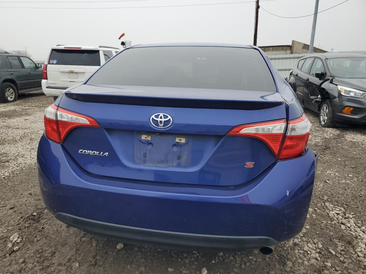 2014 Toyota Corolla VIN 5YFBURHE1EP146678 Copart auction photo, rear end damage thumbnail 6