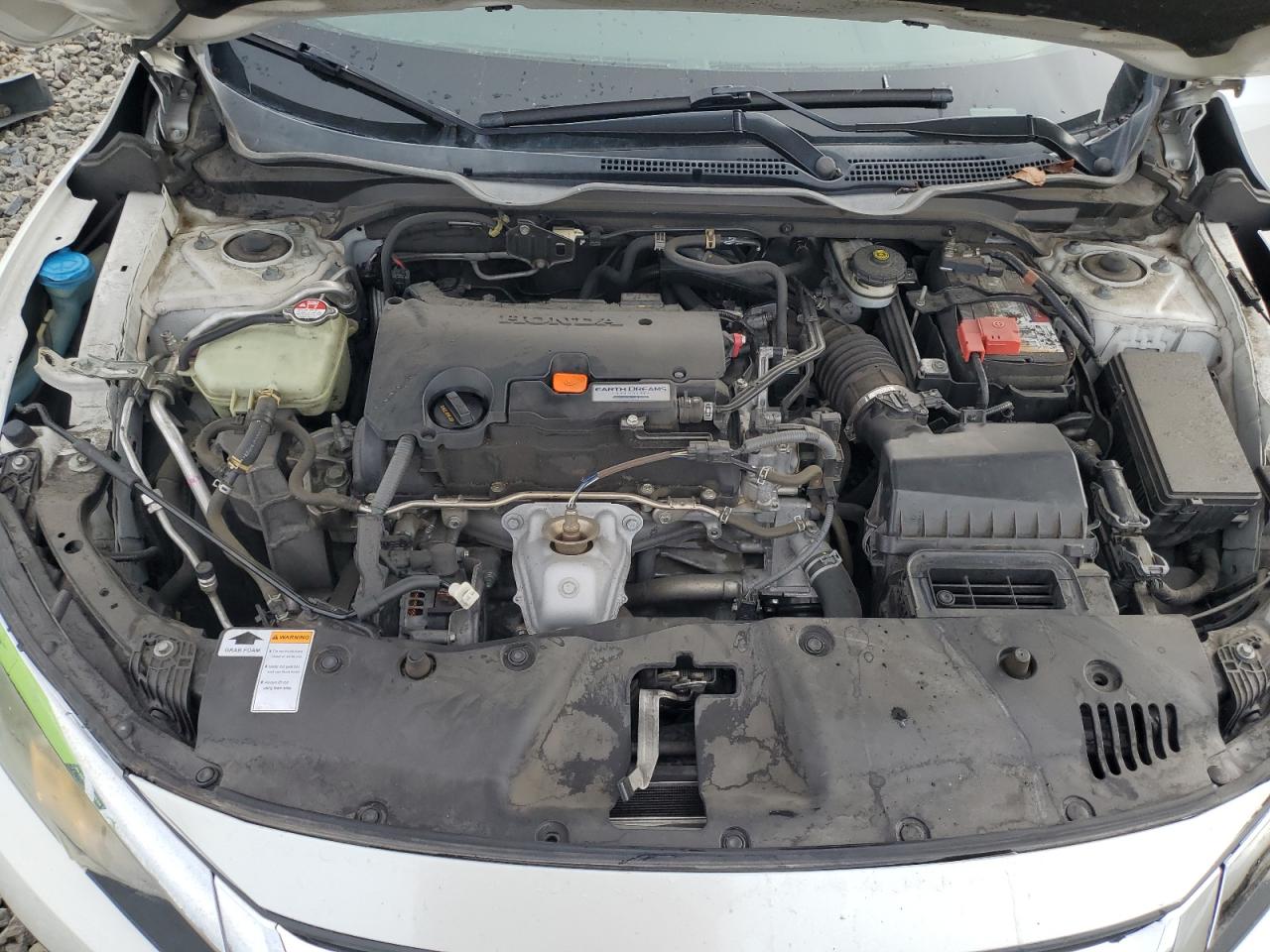 2016 Honda Civic VIN 19XFC2F74GE213259 Copart auction photo, side damage thumbnail 11