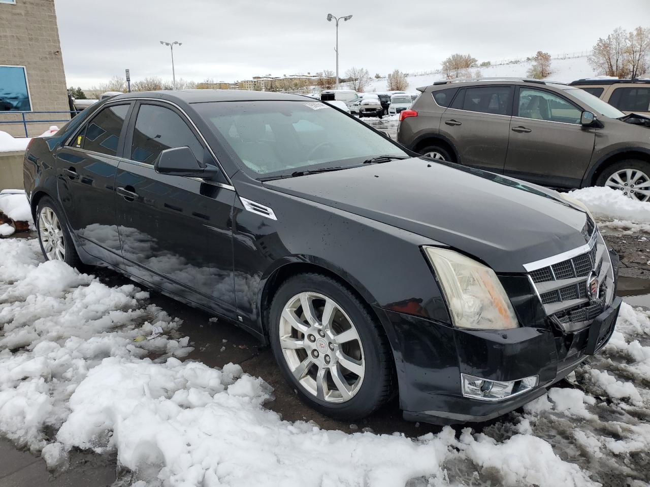 2008 Cadillac CTS VIN 1G6DJ577980179877 Copart auction photo, front end / rear end damage thumbnail 4