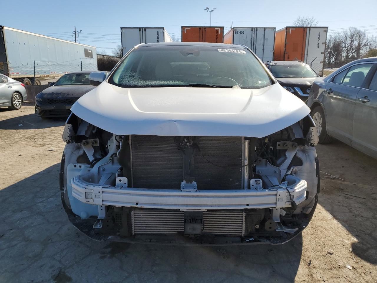 2019 Ford Edge VIN 2FMPK4K91KBB27560 Copart auction photo, front end / partial repair damage thumbnail 5