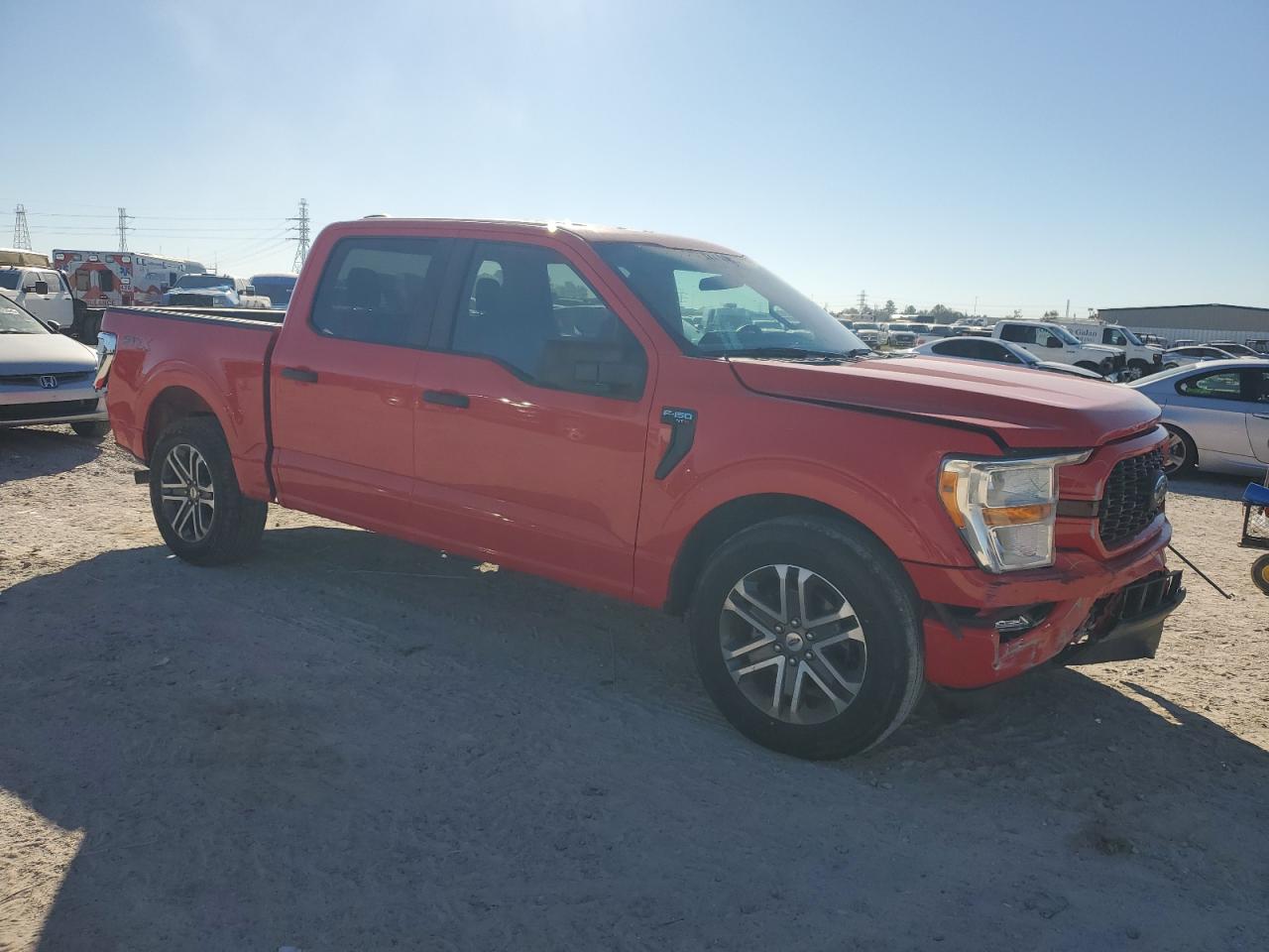 2021 Ford F-150 VIN 1FTEW1CP0MKE62488 Copart auction photo, front end damage thumbnail 4