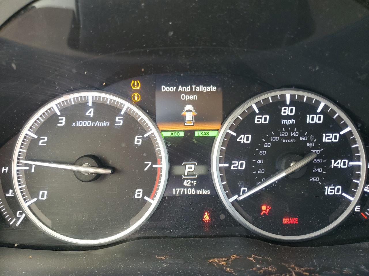 2016 Acura RDX VIN 5J8TB4H79GL020306 Copart auction photo, all over damage thumbnail 9