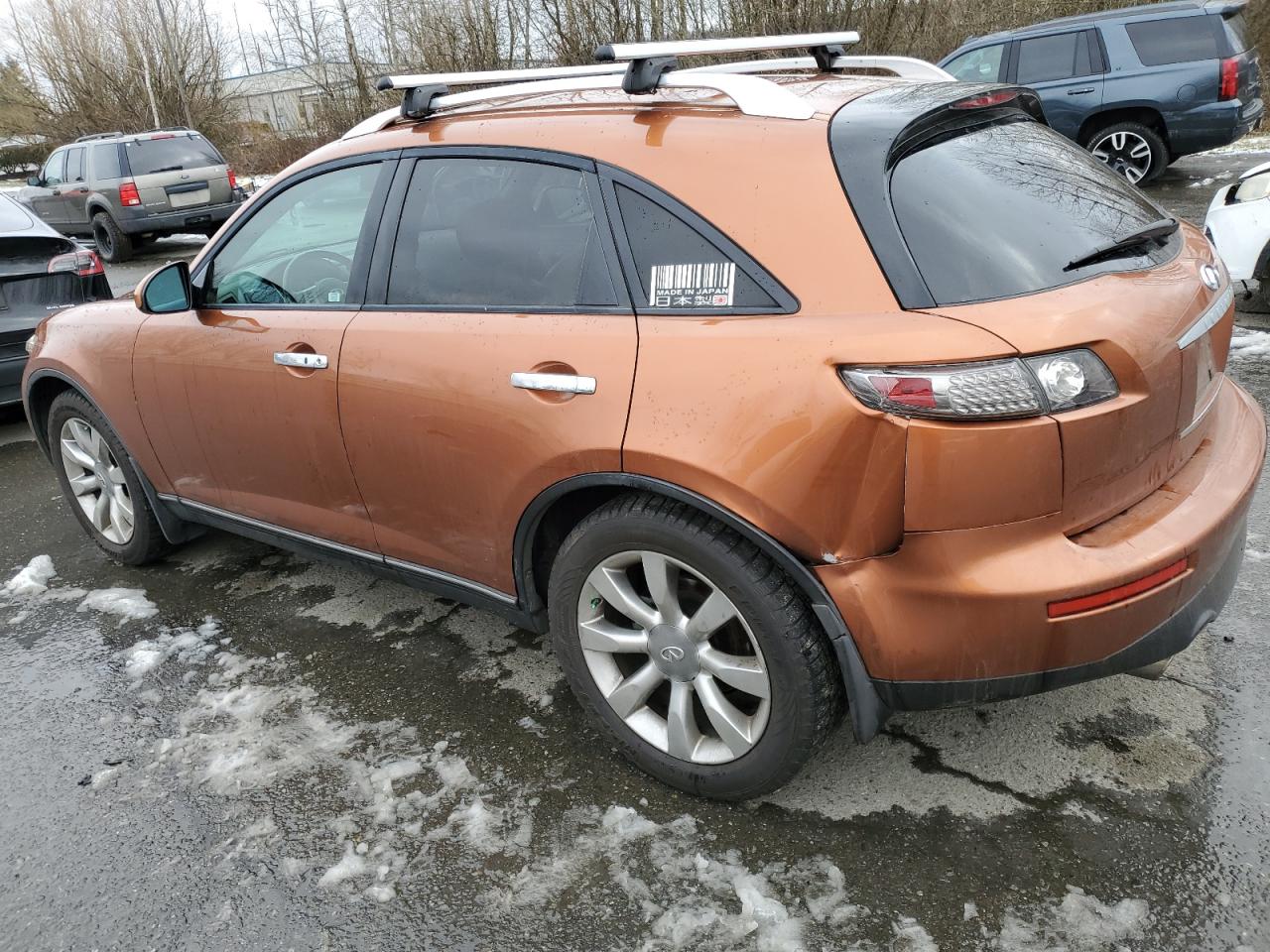 2005 Infiniti FX VIN JNRAS08W65X220393 Copart auction photo, rear end damage thumbnail 2