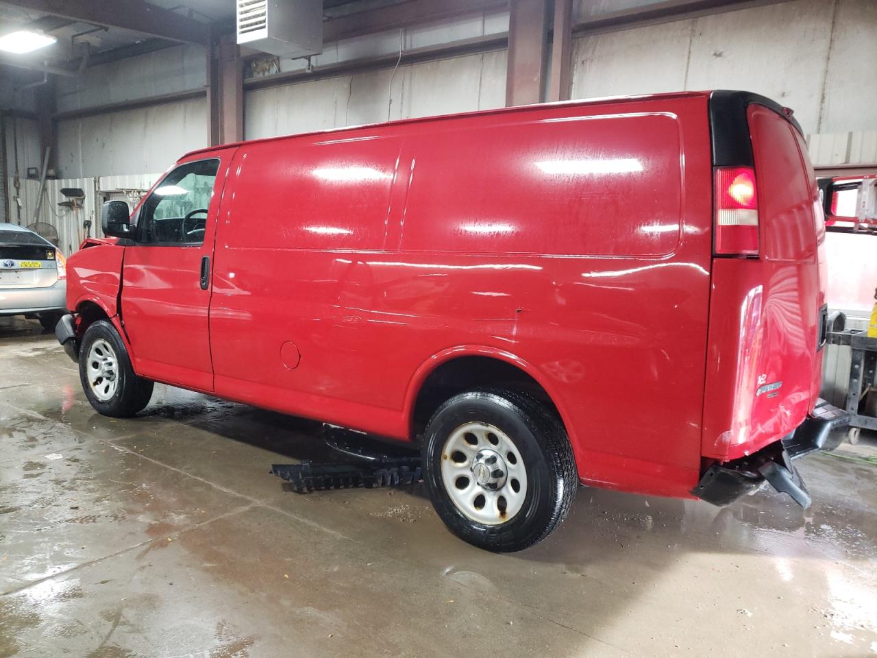 2013 Chevrolet Express VIN 1GCSGAFX1D1182919 Copart auction photo, front end damage thumbnail 2