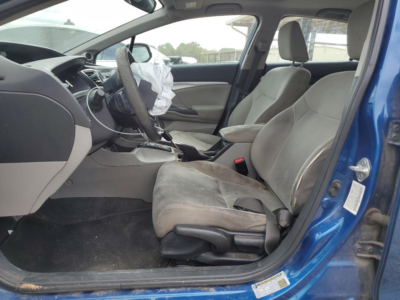 2013 Honda Civic VIN 19XFB2F8XDE228629 Copart auction photo, front end / rear end damage thumbnail 7