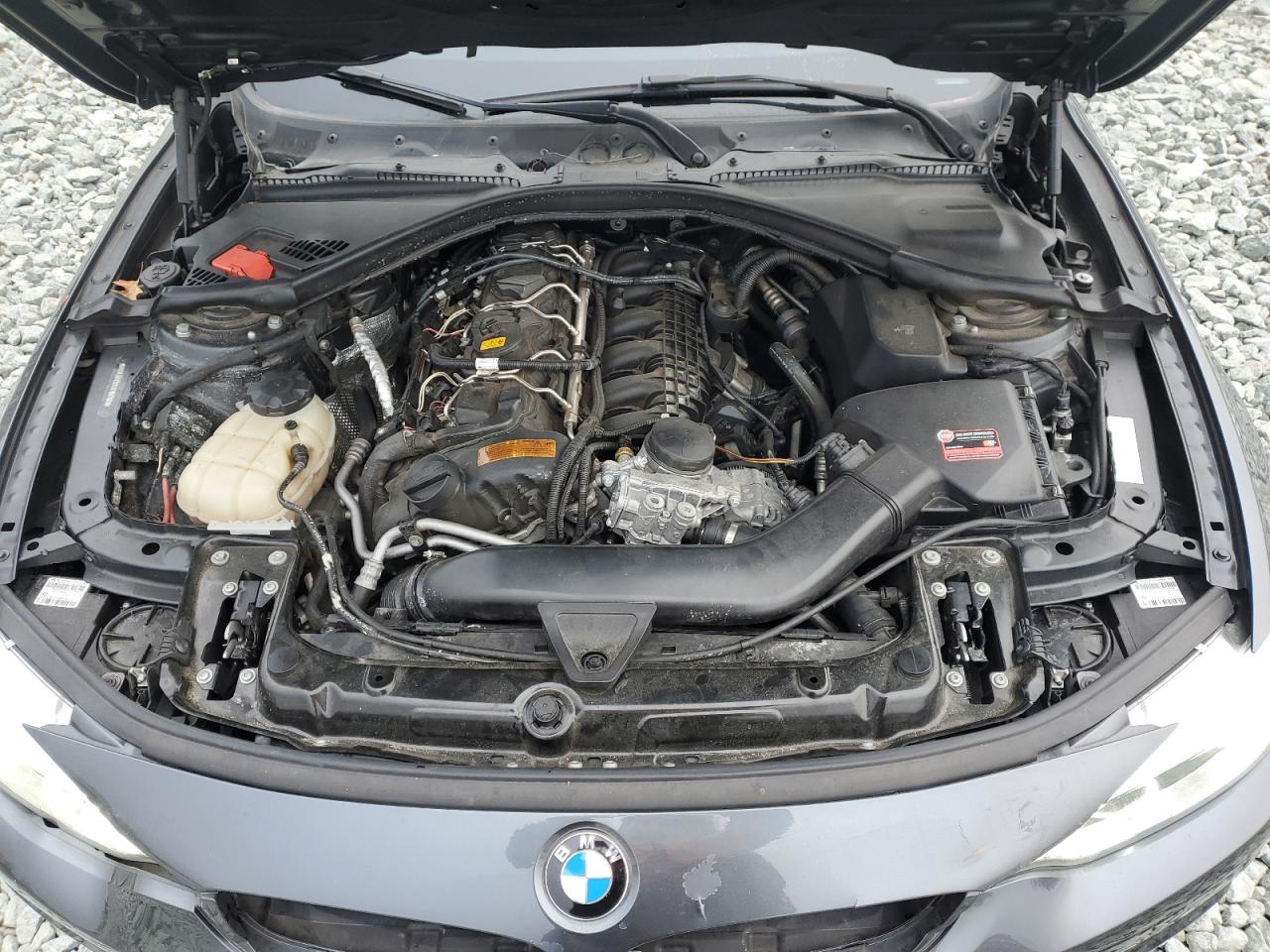 2014 BMW 4er VIN WBA3R1C5XEK190768 Copart auction photo, front end damage thumbnail 13