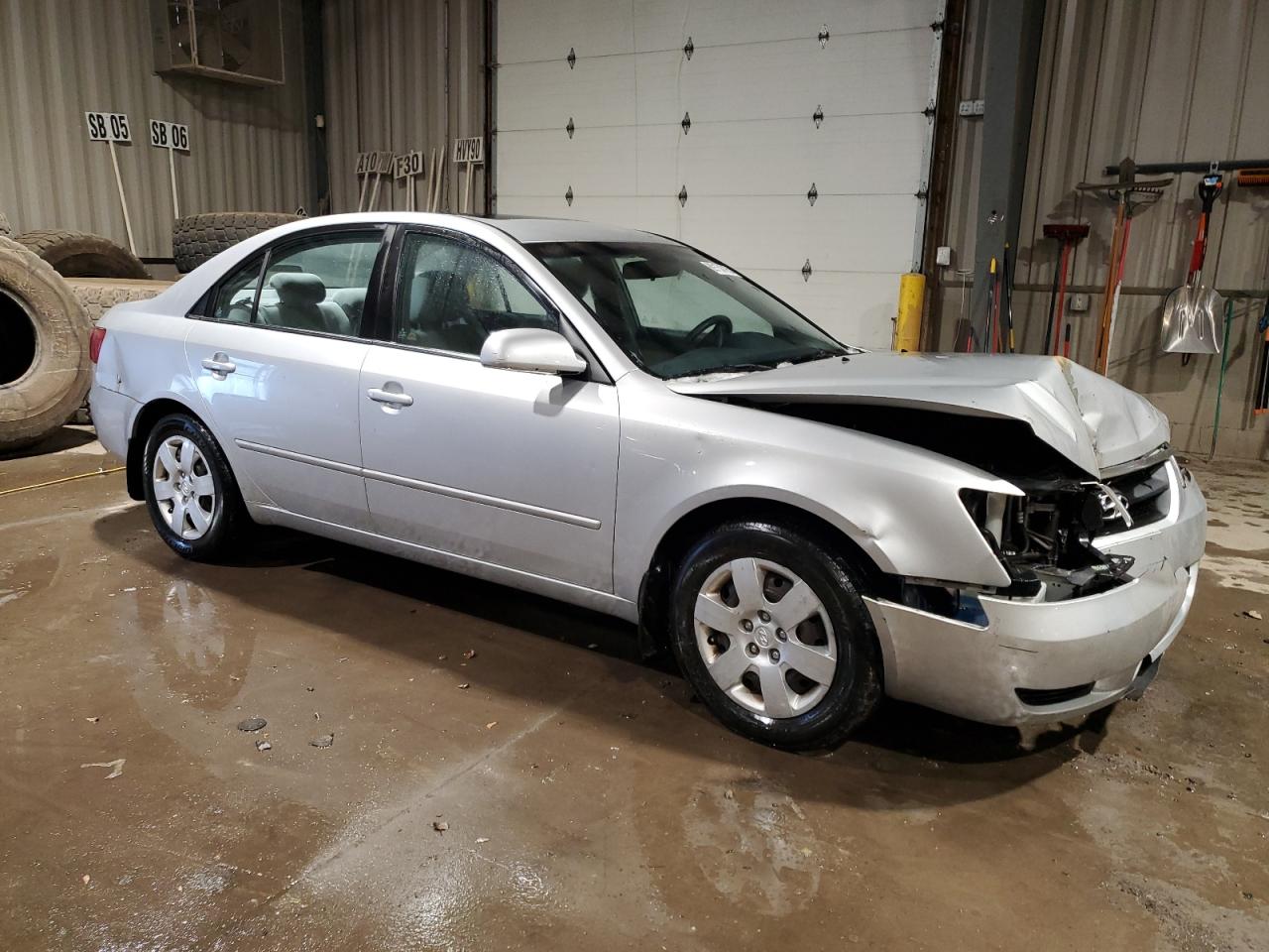2008 Hyundai Sonata VIN 5NPET46C98H359903 Copart auction photo, front end damage thumbnail 4
