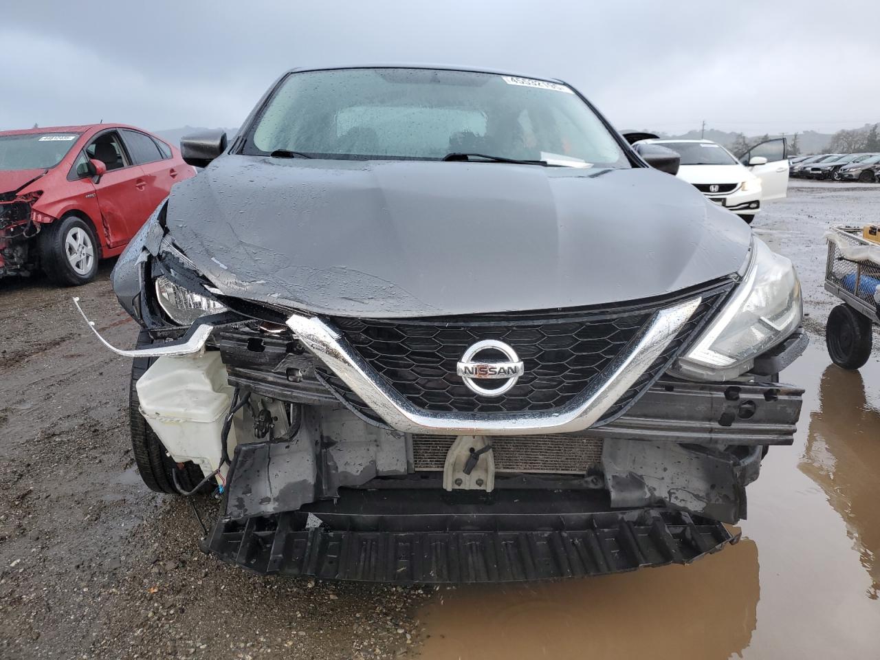 2016 Nissan Sentra VIN 3N1AB7AP8GY316929 Copart auction photo, front end / minor dent/scratches damage thumbnail 5