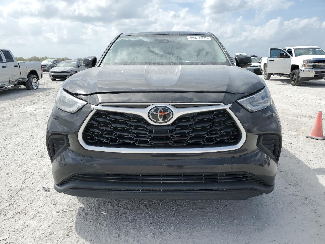 2020 Toyota Highlander VIN 5TDCZRAH8LS015956 Copart auction photo, rear end damage thumbnail 5