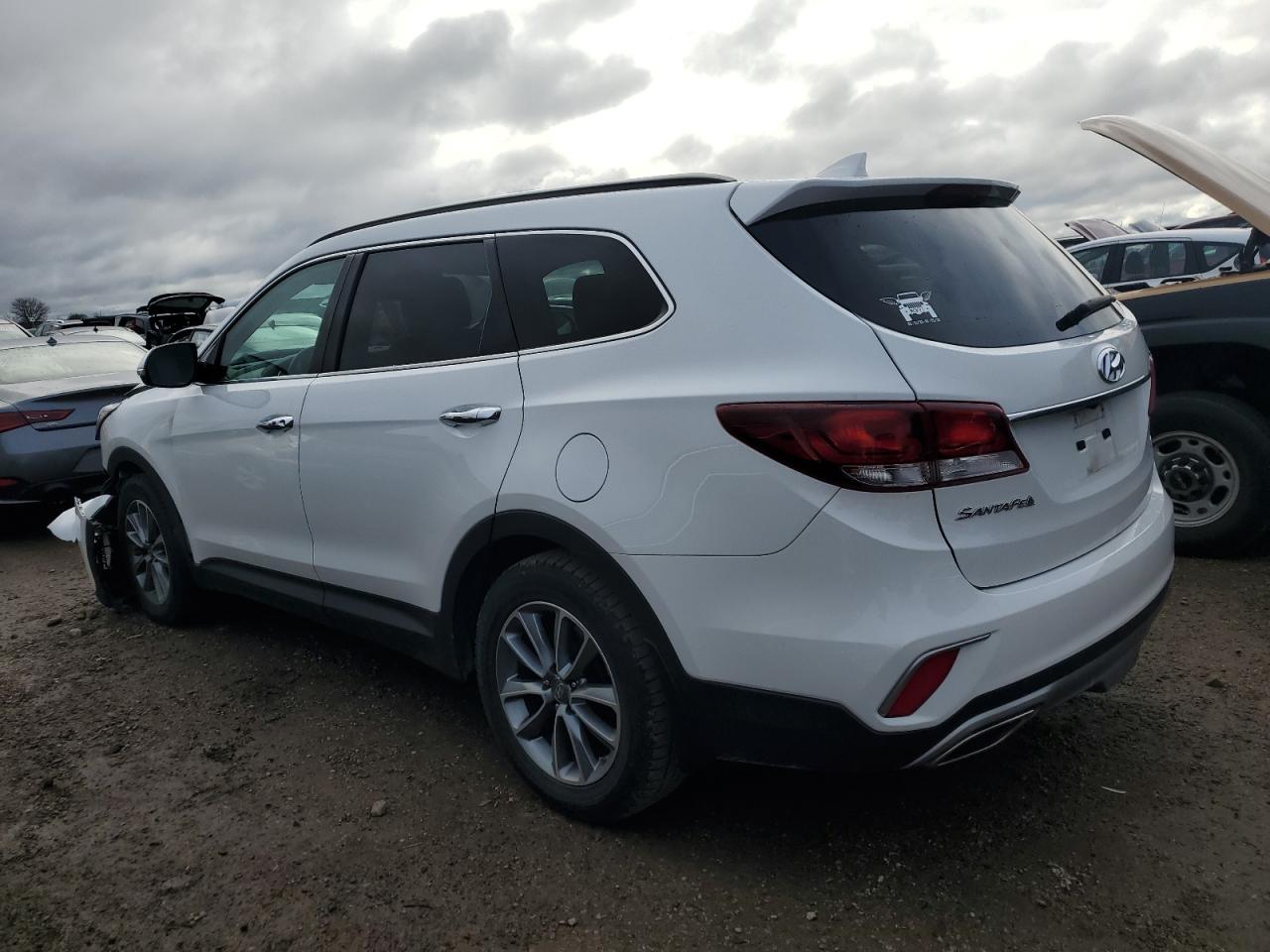2018 Hyundai Santa Fe VIN KM8SNDHF0JU261855 Copart auction photo, front end damage thumbnail 2