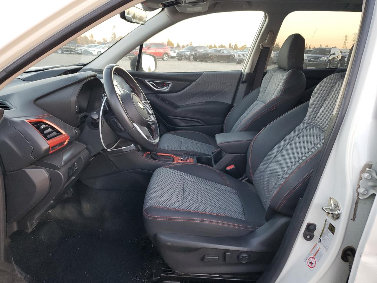 2019 Subaru Forester VIN JF2SKAJC5KH490040 Copart auction photo, side / front end damage thumbnail 7
