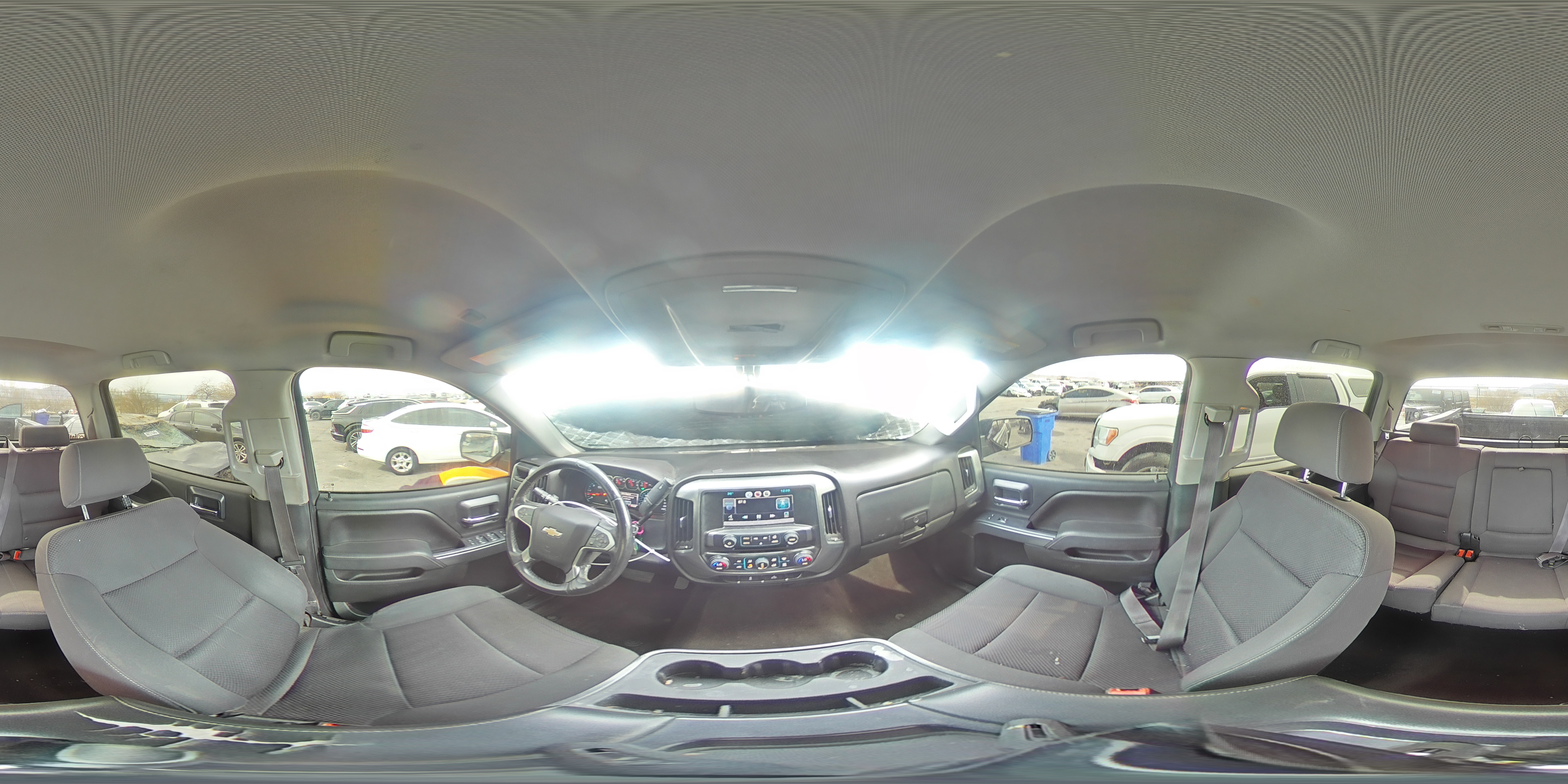 2015 Chevrolet Silverado VIN 3GCPCREC5FG185549 Copart auction photo, rear end damage thumbnail 12