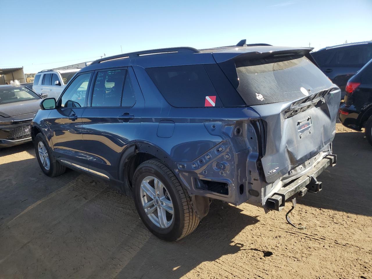 2021 Ford Explorer VIN 1FMSK8DH4MGA15918 Copart auction photo, rear end / front end damage thumbnail 2