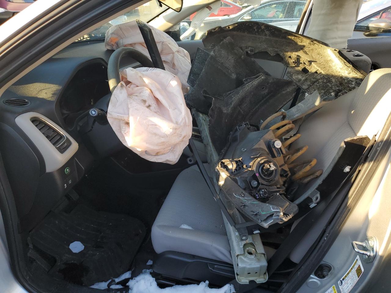 2016 Honda HR-V VIN 3CZRU6H58GM748916 Copart auction photo, front end / side damage thumbnail 7