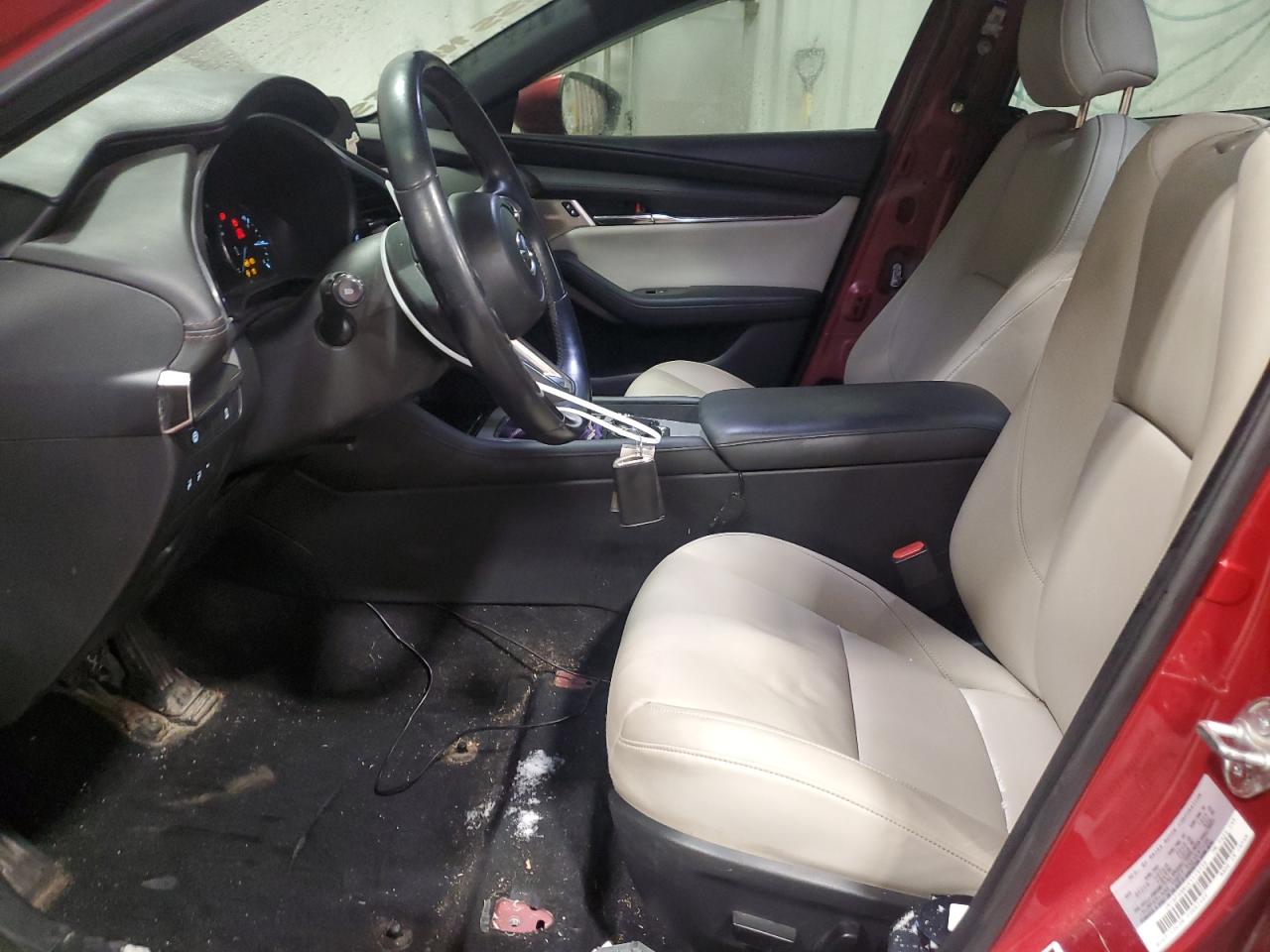 2019 Mazda 3 VIN JM1BPAMM4K1119738 Copart auction photo, front end damage thumbnail 7