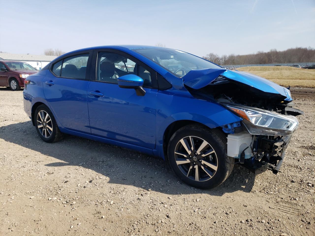 2021 Nissan Versa VIN 3N1CN8EV3ML843784 Copart auction photo, front end damage thumbnail 4