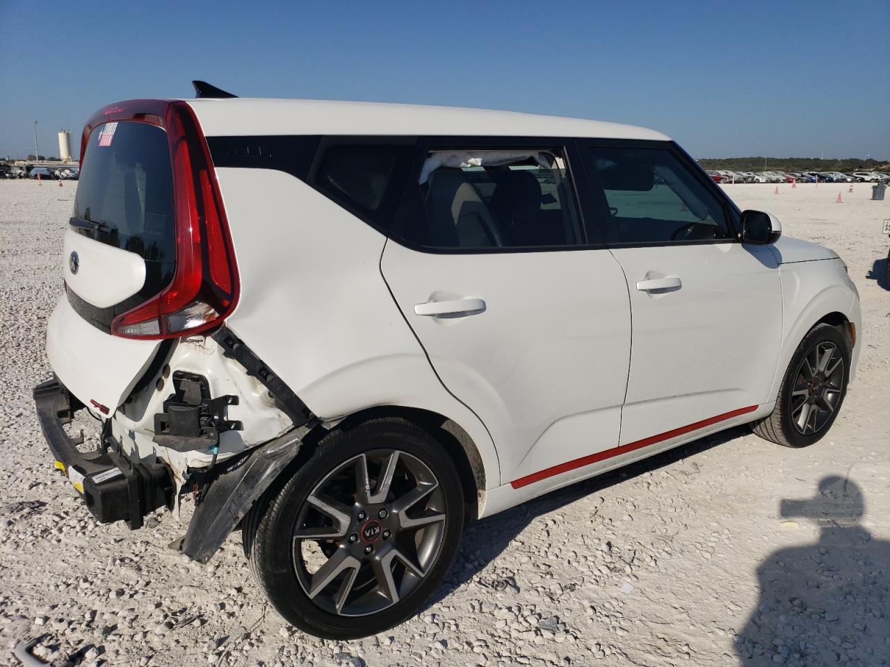 2021 KIA Soul VIN KNDJ63AU6M7745483 Copart auction photo, rear end damage thumbnail 3