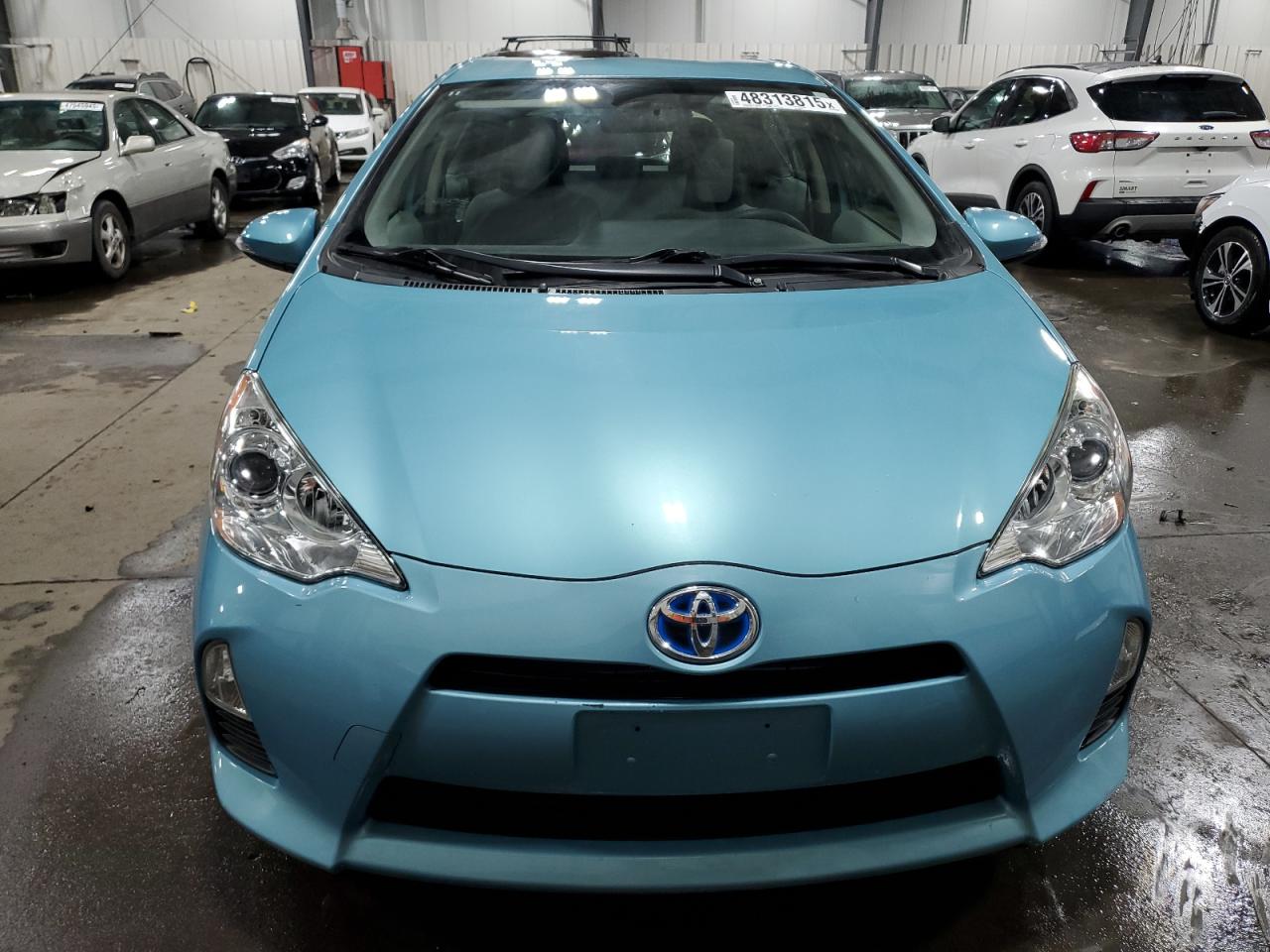 2014 Toyota Prius VIN JTDKDTB3XE1080849 Copart auction photo, front end / side damage thumbnail 5