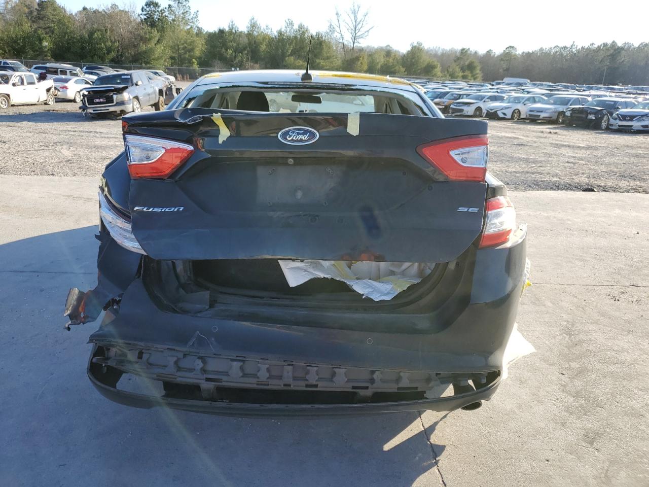 2016 Ford Fusion VIN 3FA6P0H77GR362964 Copart auction photo, rear end damage thumbnail 6