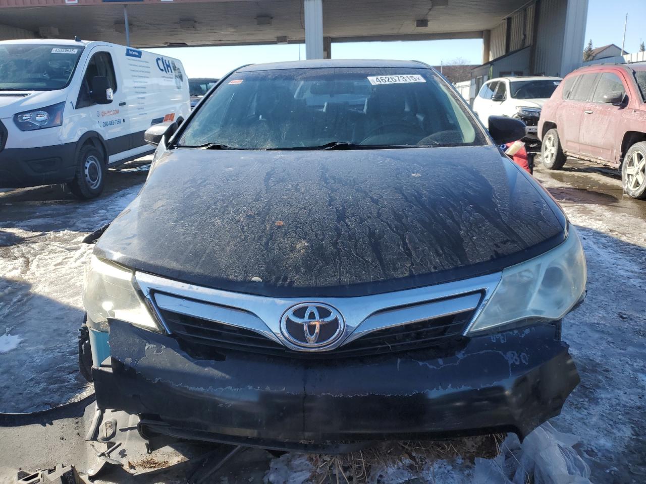2012 Toyota Camry VIN 4T4BF1FK4CR245159 Copart auction photo, front end / side damage thumbnail 5