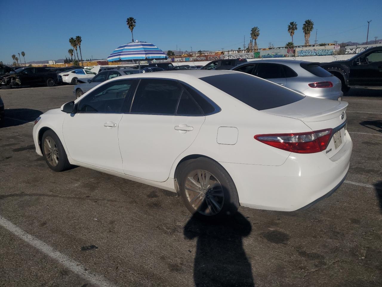 2017 Toyota Camry VIN 4T1BF1FK6HU787509 Copart auction photo, side / front end damage thumbnail 2
